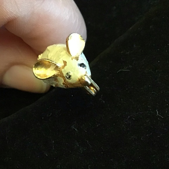 2 VINTAGE MICE TACK PIN BROOCHES - Picture 6 of 8